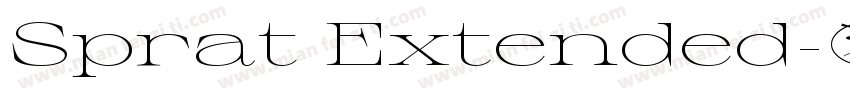 Sprat Extended字体转换